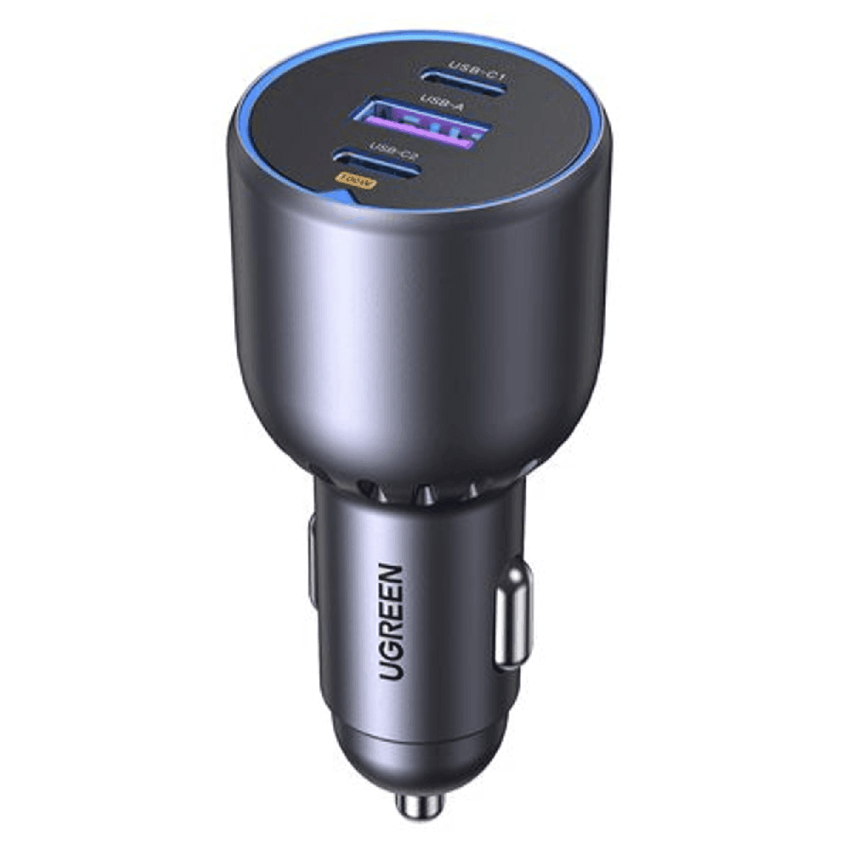 UGREEN 130W USB-C 3-port Car Charger