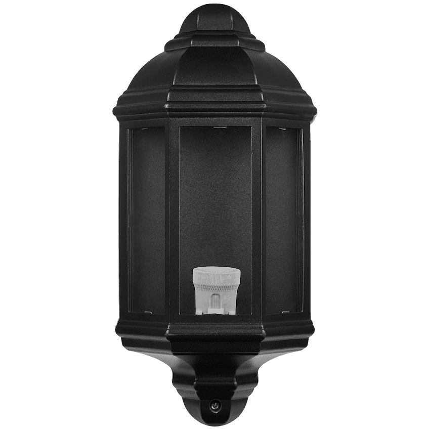 Ellies Forge Series - AC Wall Light - Aluminium + Glass - E27 Base -BK