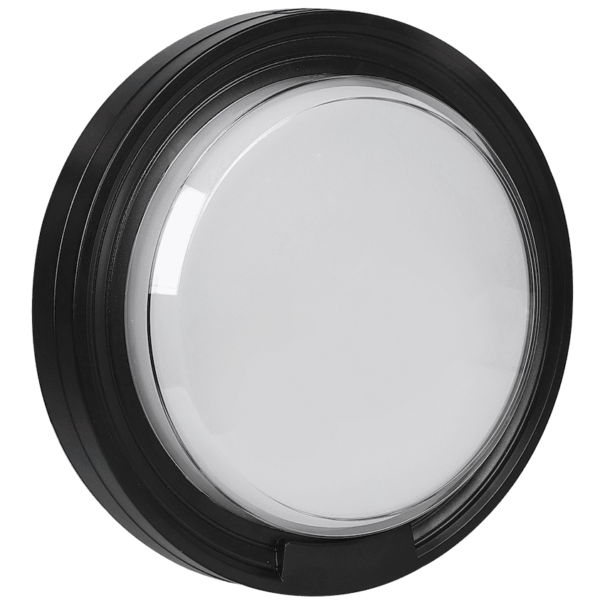 Ellies Cresent Series AC 24W Round LED Bulkhead - PC