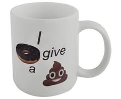 Emoji I do not give a poop - Sublimation Mug