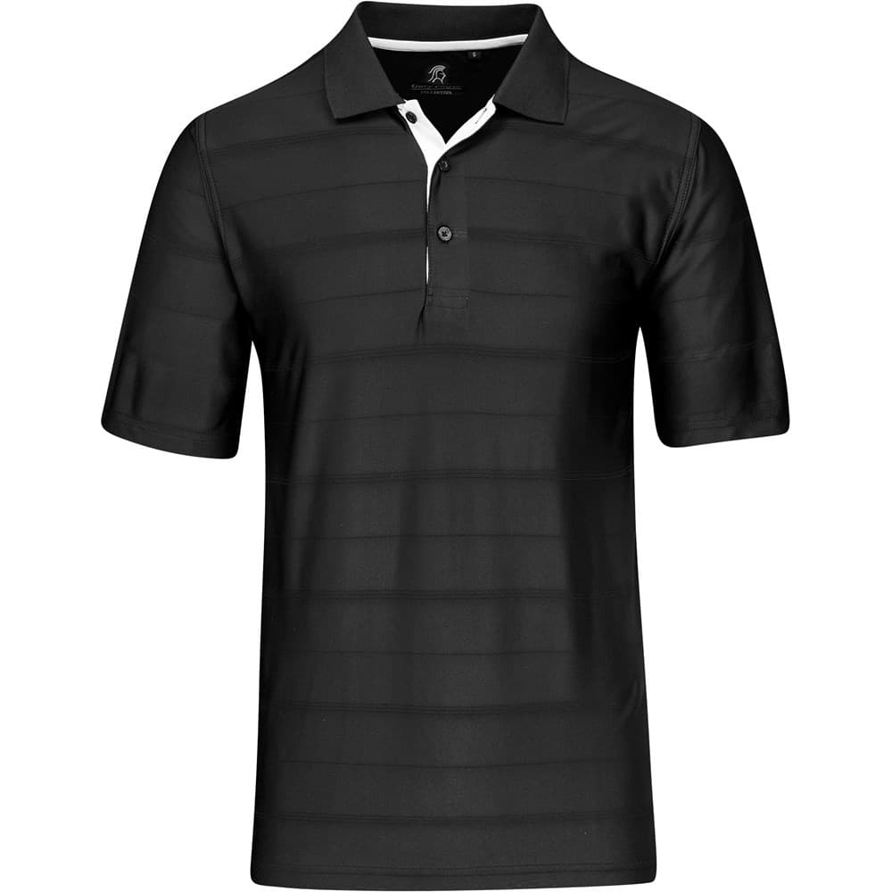 Mens Admiral Golf Shirt - Black
