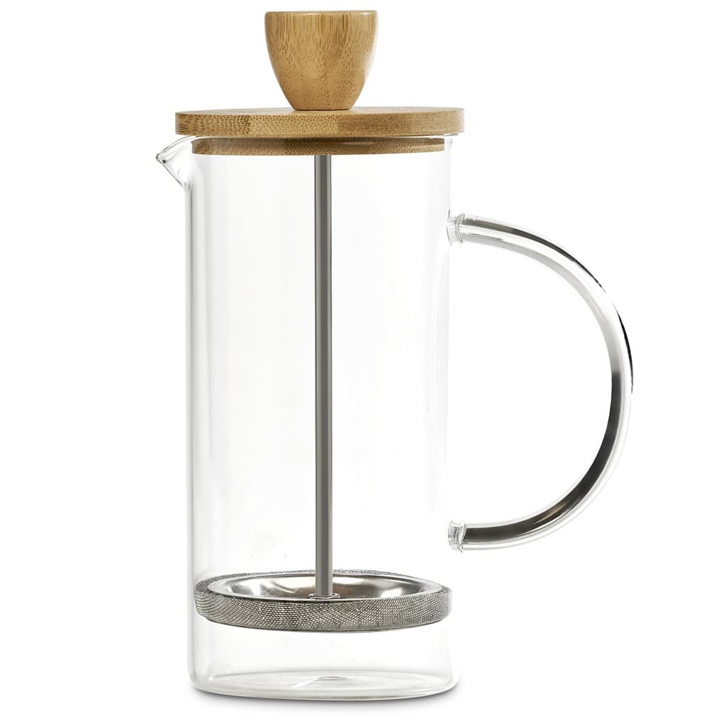 Okiyo Osu Glass & Bamboo Coffee Plunger - 350ml