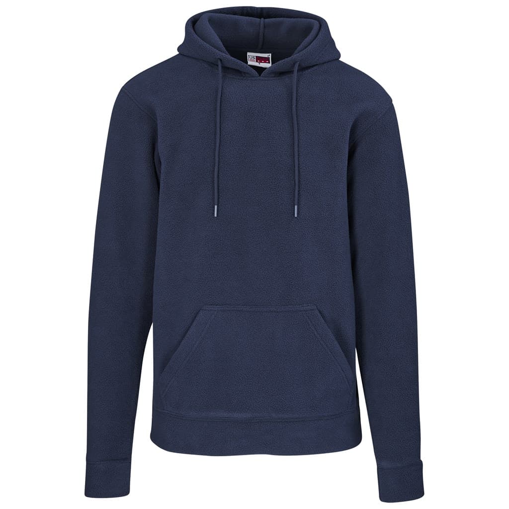 Mens Dawson Polar Fleece Hooded Sweater - Navy