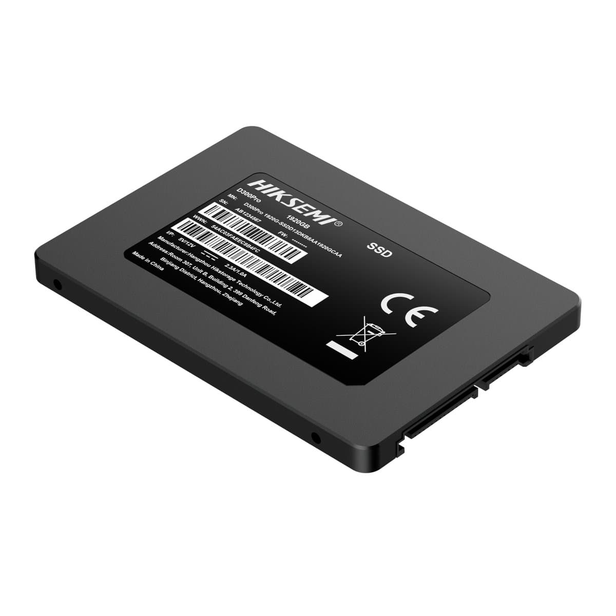 Hiksemi D300 PRO Tantalum Capacitor 1920GB SATA III Enterprise SSD