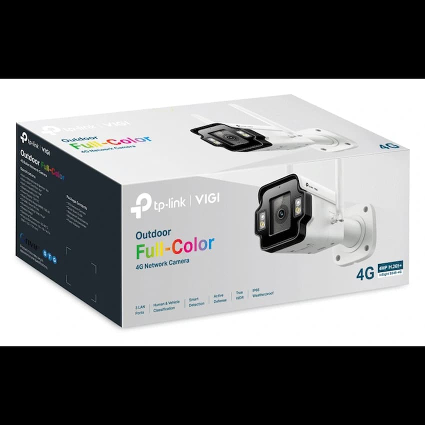 InSight S345-4G (4mm) VIGI 4MP Outdoor Full-Color 4G Bullet Network Camera