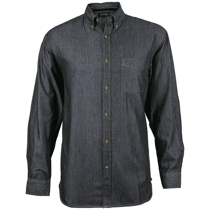 Denver Denim Shirt Long Sleeve Mens