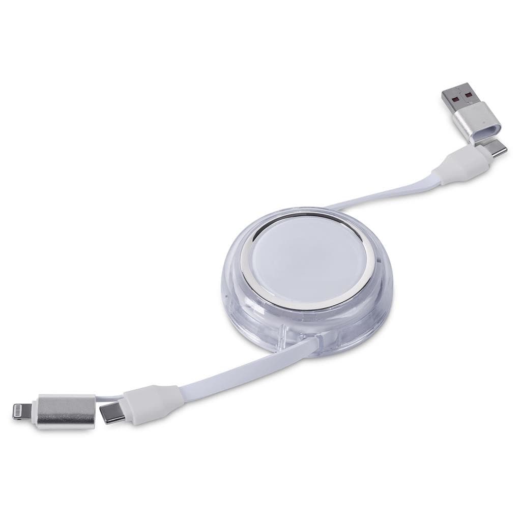 Swiss Cougar Luanda 4-in-1 Retractable Fast Charge 240W PD Cable