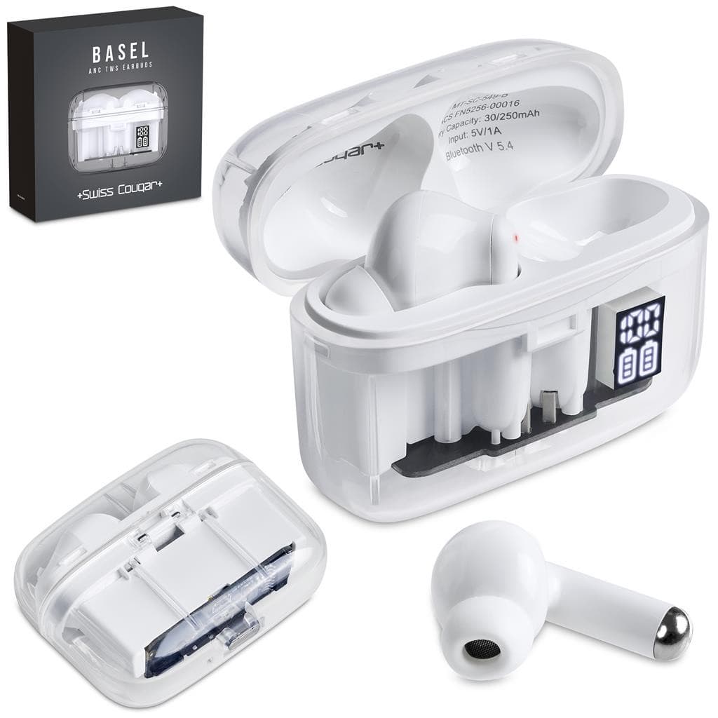 Swiss Cougar Basel Active Noise Cancelling TWS Earbuds