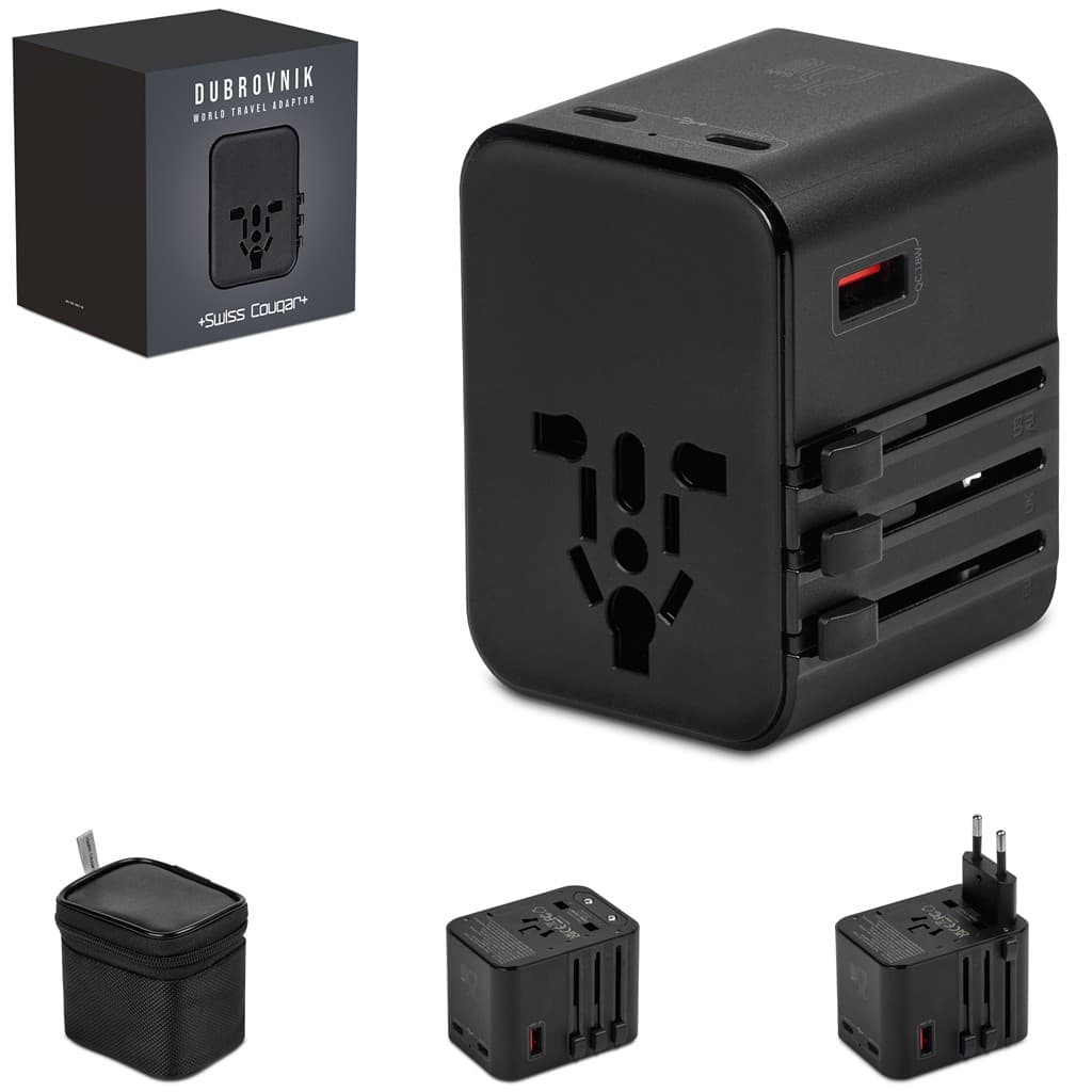 Swiss Cougar Dubrovnik World Travel Adaptor