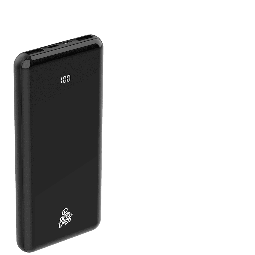 Pro Bass ChargeMax 2 10 000mAh power bank - Black
