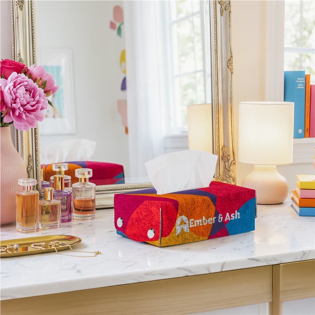 Hoppla Revive RPET Felt Tissue Box Cover