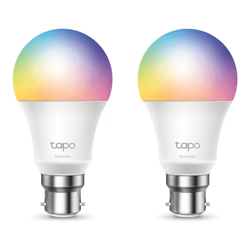 TP-Link Tapo L530B (2-Pack) Smart Wi-Fi Light Bulb - Multicolour