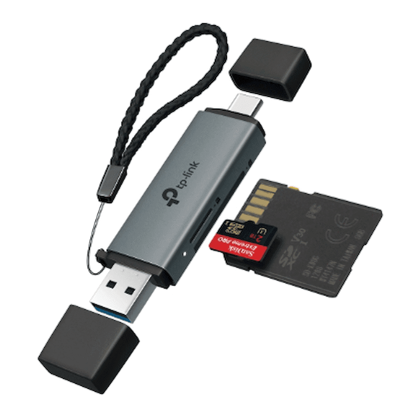 USB3.0 Type-C & Type-A to SD & microSD 3.0 Adapter