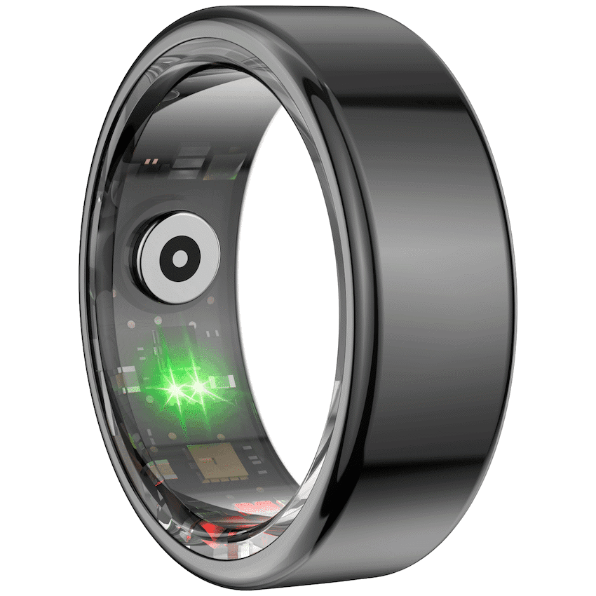 Volkano Ring Series Smart Ring With Charge Case - 18.3mm