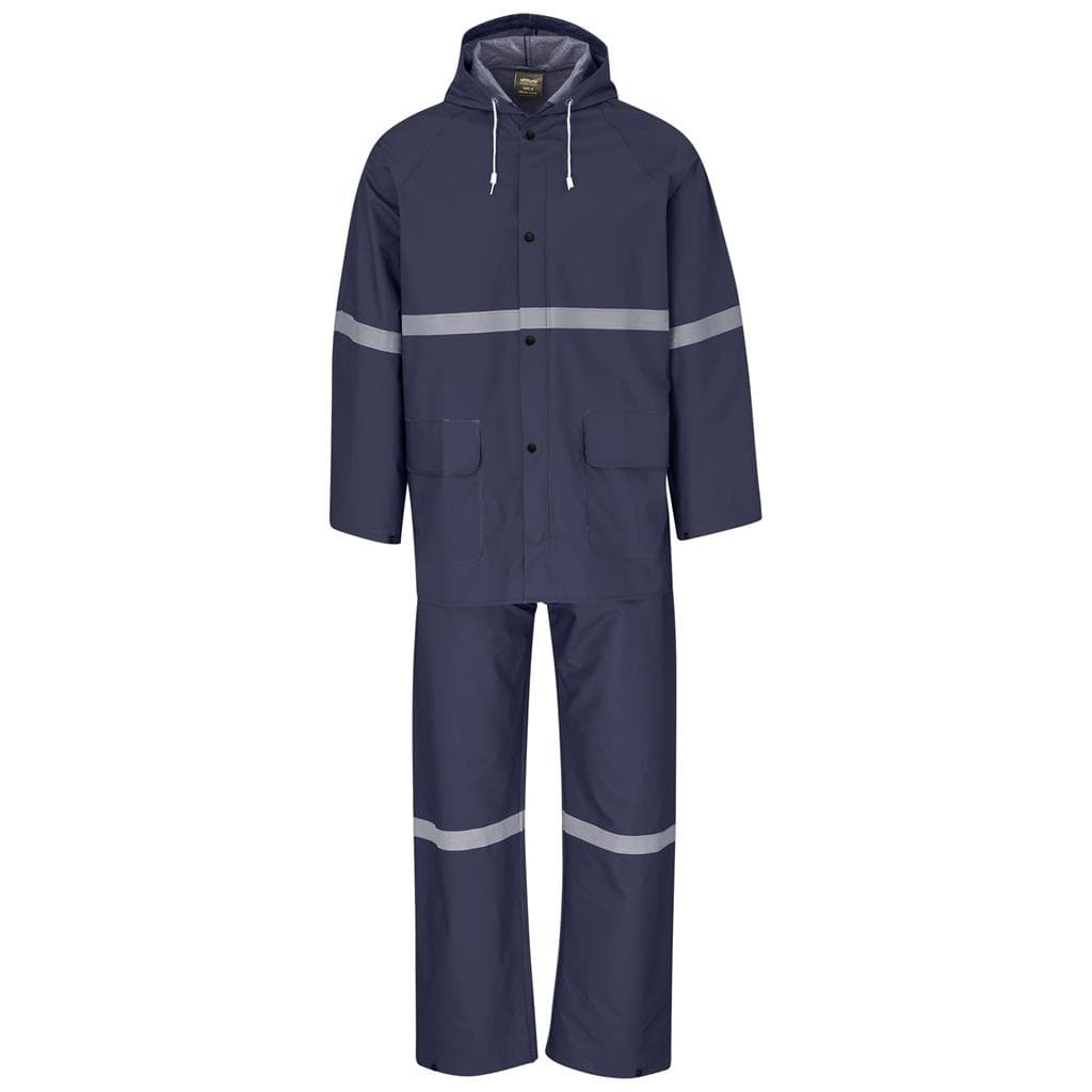 Light Duty Tornado Hi-Viz Reflective Rubberised Rainsuit