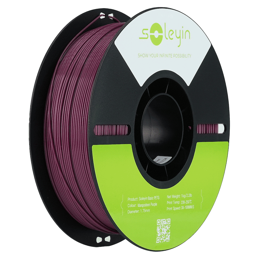 Soleyin Basic PETG Mangosteen Purple_1.75_1KG