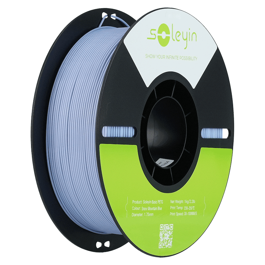 Soleyin Basic PETG Snow Mountain Blue_1.75_1KG
