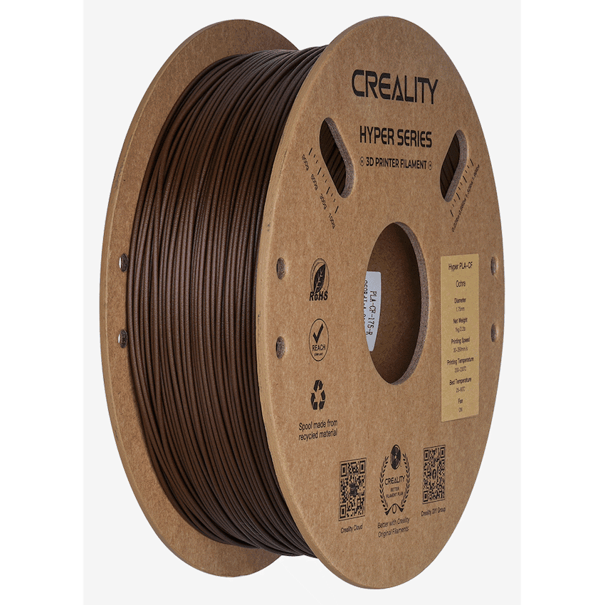 Creality Hyper PLA-CF Ocre Carbon Fibre Texture Filament