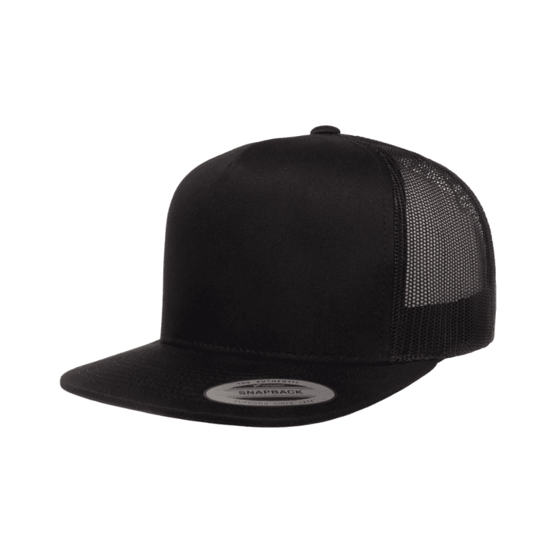 Flexfit Classic Trucker Black Cap Adjustable Fit