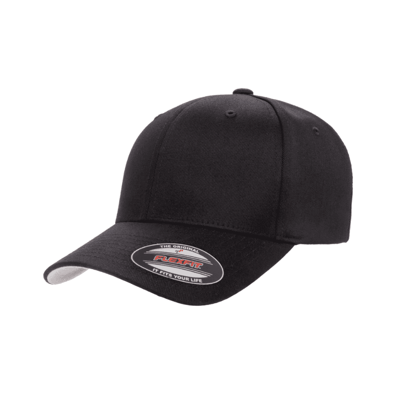 Flexfit Baseball Black Cap Fitted