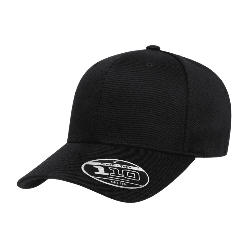 Flexfit Baseball Black Cap Adjustable Fit