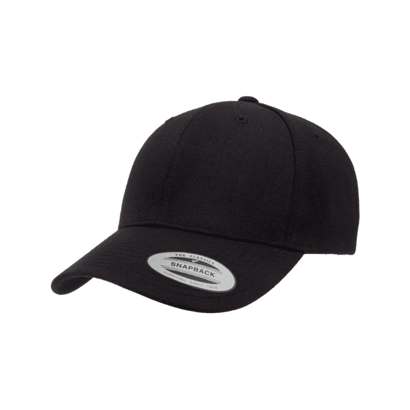 Flexfit X-Cap Black Retro Cotton Blend Snapback Adjustable