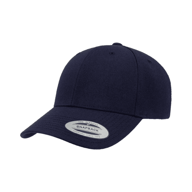Flexfit X-CAP Navy Retro Cotton Blend Snapback Adjustable