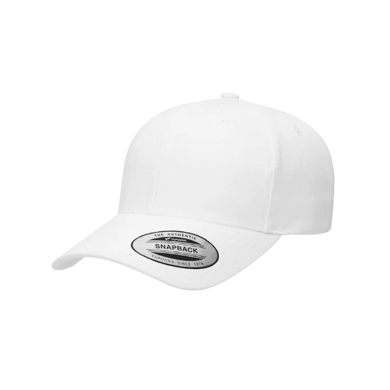 Flexfit Retro Cotton Blend White Snapback