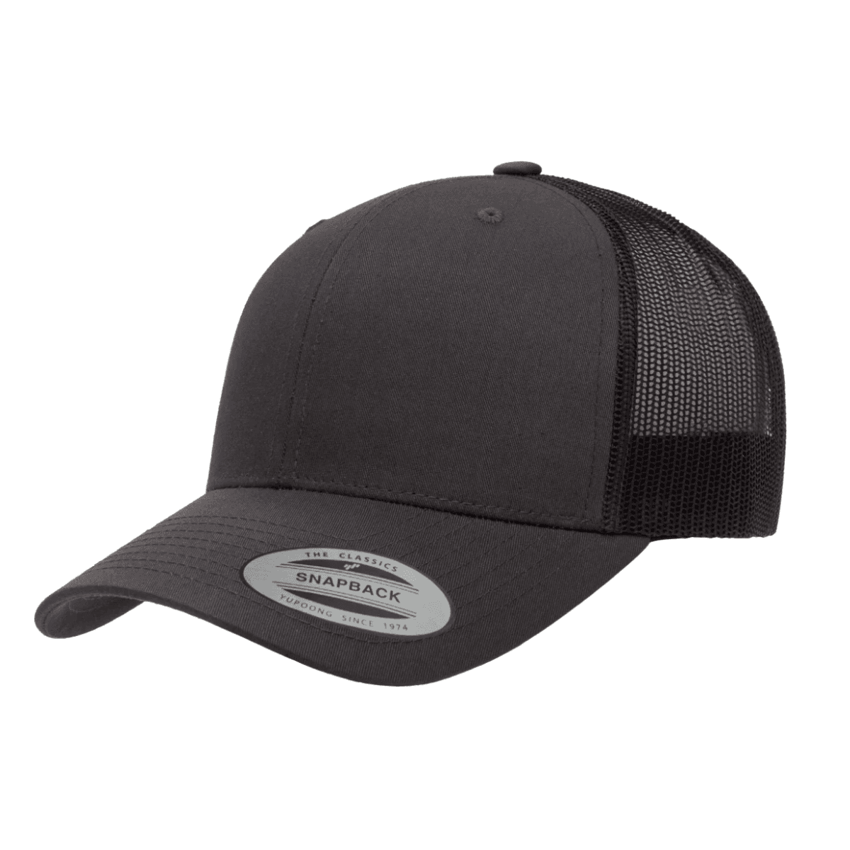Flexfit Retro Trucker Charcoal Cap Adjustable Fit