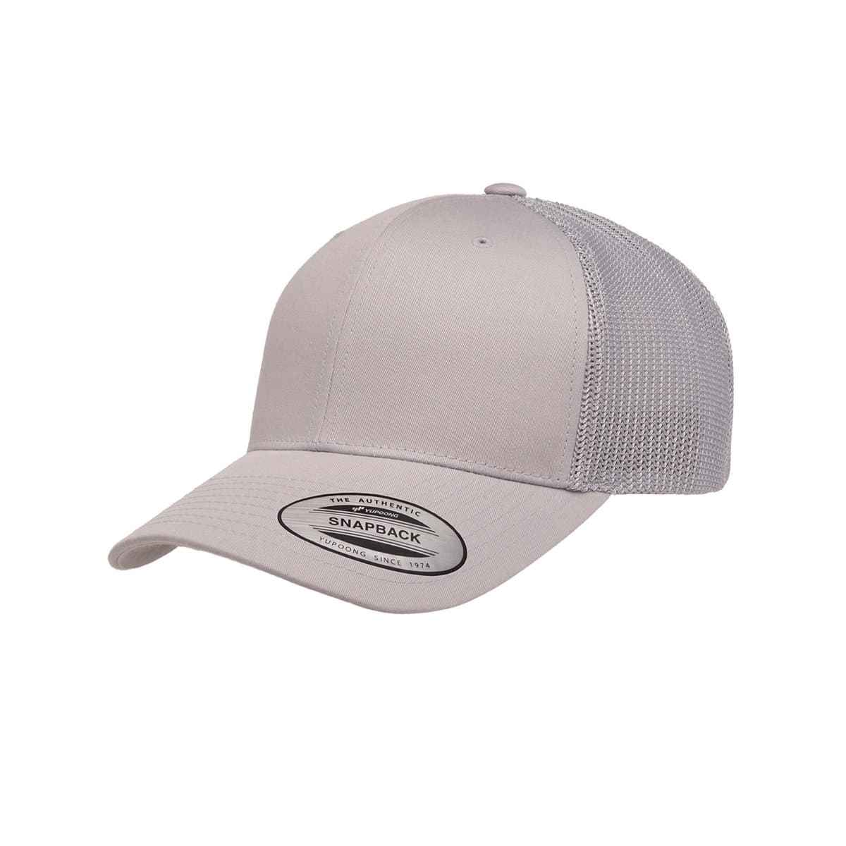Flexfit Retro Trucker Silver Cap Snapback