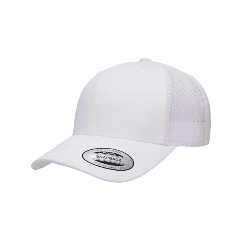 Flexfit Retro Trucker White Cap Snapback