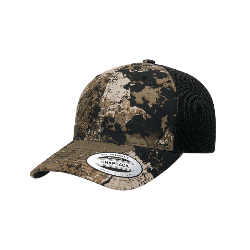 Flexfit Retro Trucker Veil Camo Wideland Cap Adjustable Fit