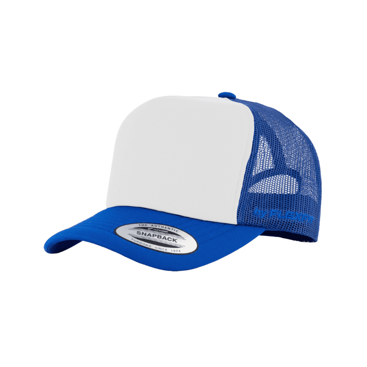 Flexfit VZ Trucker Royal Blue & White Cap Snapback