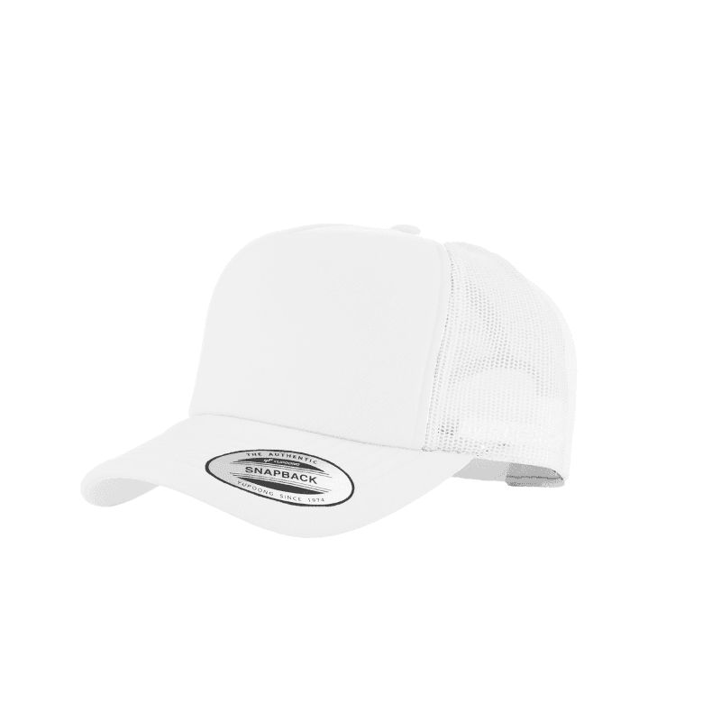 Flexfit VZ Trucker White Cap Snapback