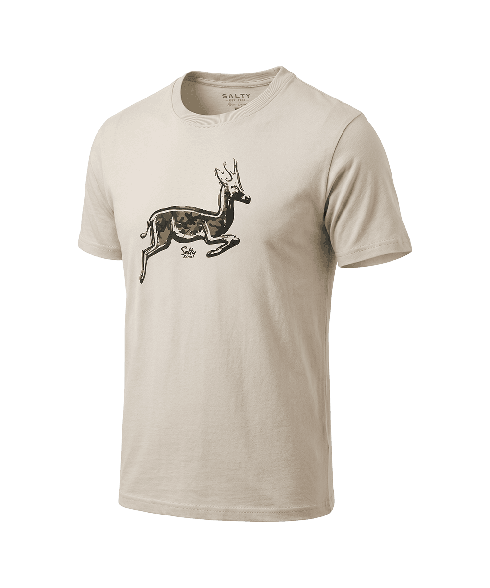 Salty T-Shirt Camo Springbok