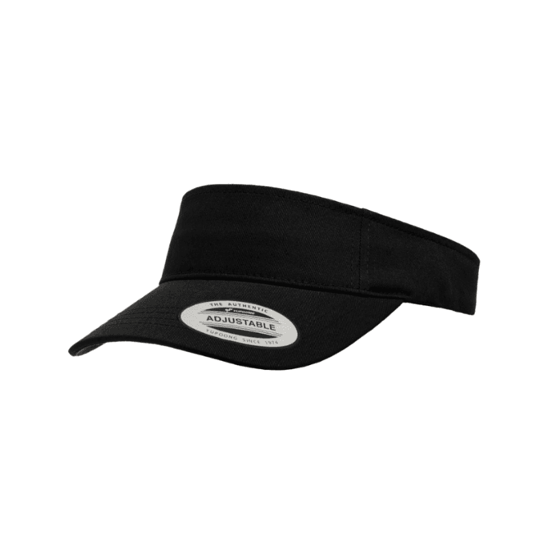 Flexfit Classic Black Visor Velcro Adjustable