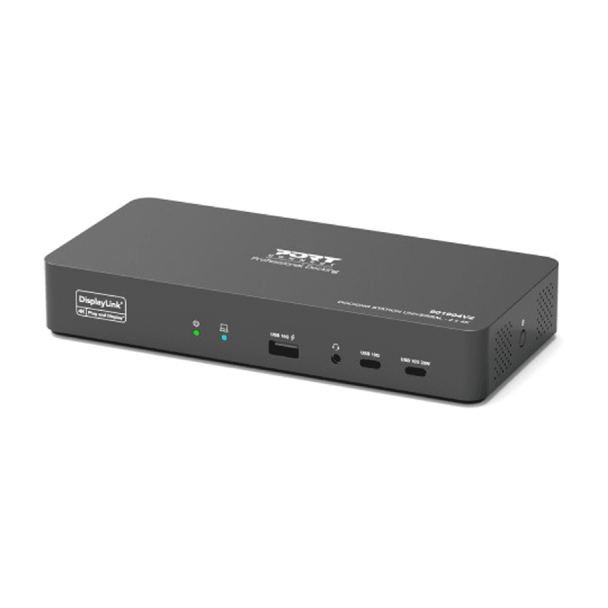 PORT2 x 4K USB-C desktop docking station 11 peripherals 96W