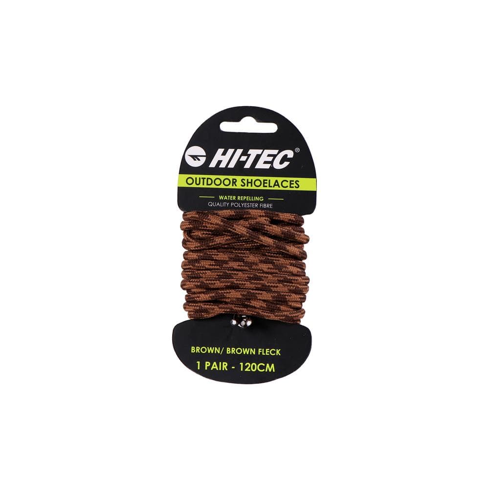 Hi-Tec Laces-120Cm Single Pack - Brown/Brown Fleck