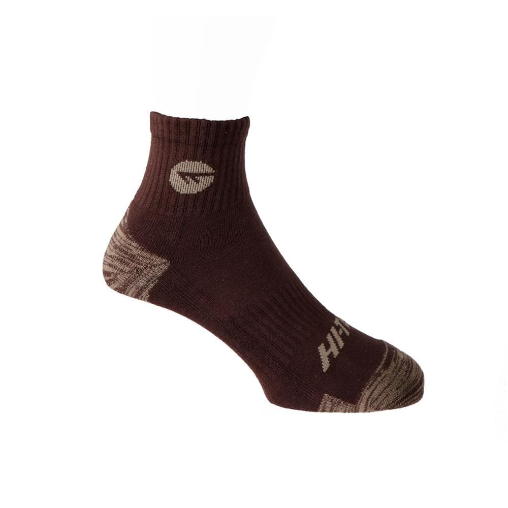 Hi-Tec Mens Exploration Sock Short - Chocolate Brown