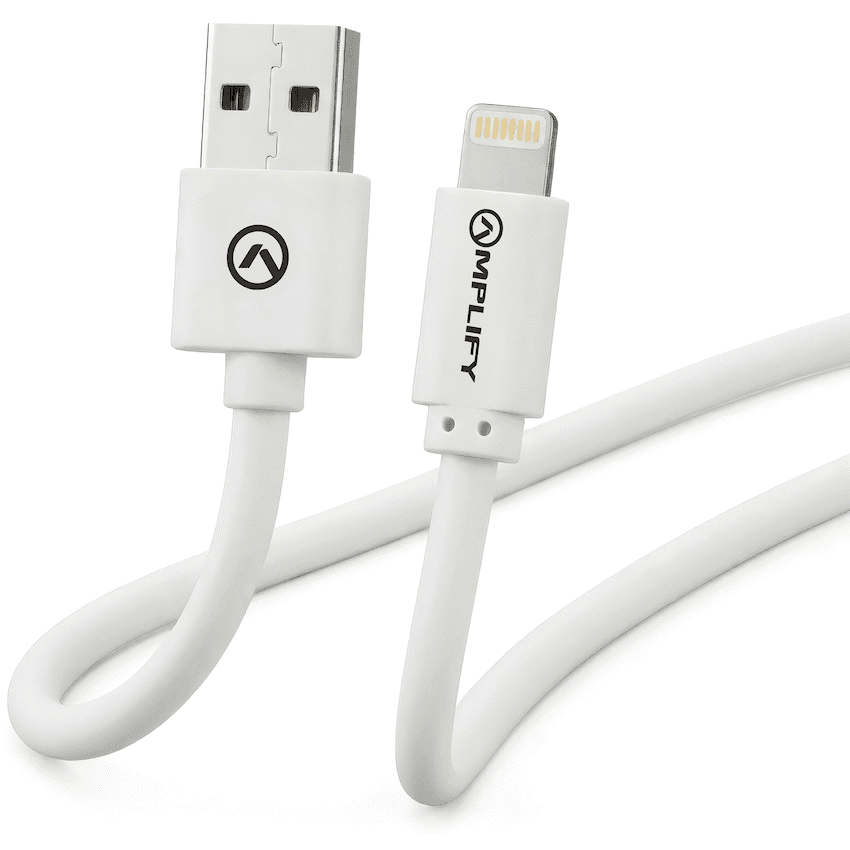 Amplify Lightning Charging Cable for iPhone & iPad (10W) - White