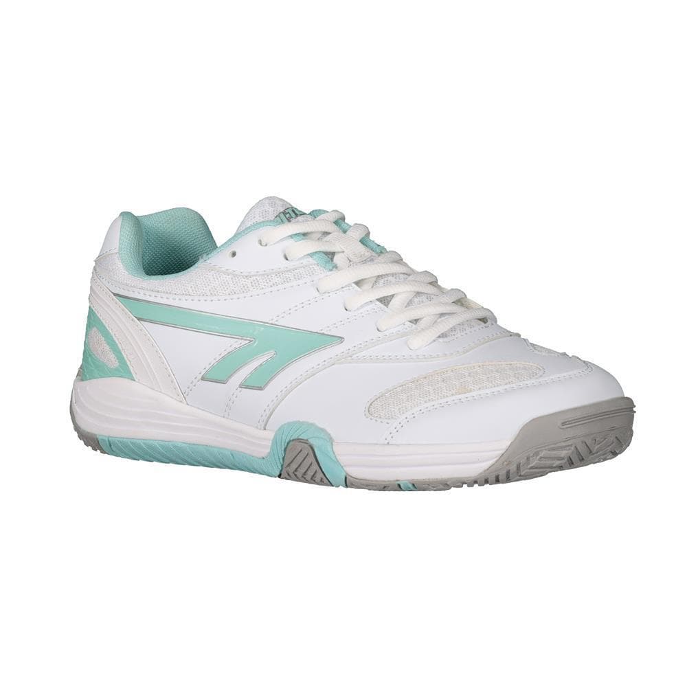 Hi-Tec Court Supreme - White/Nautical Green/Grey