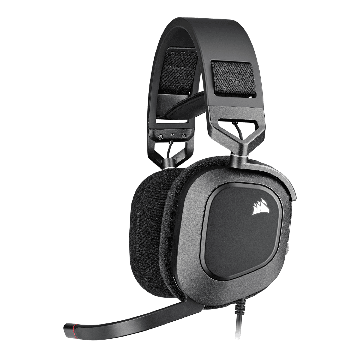 Corsair HS80 RGB USB Wired Over-Ear Gaming Headset — Carbon Black