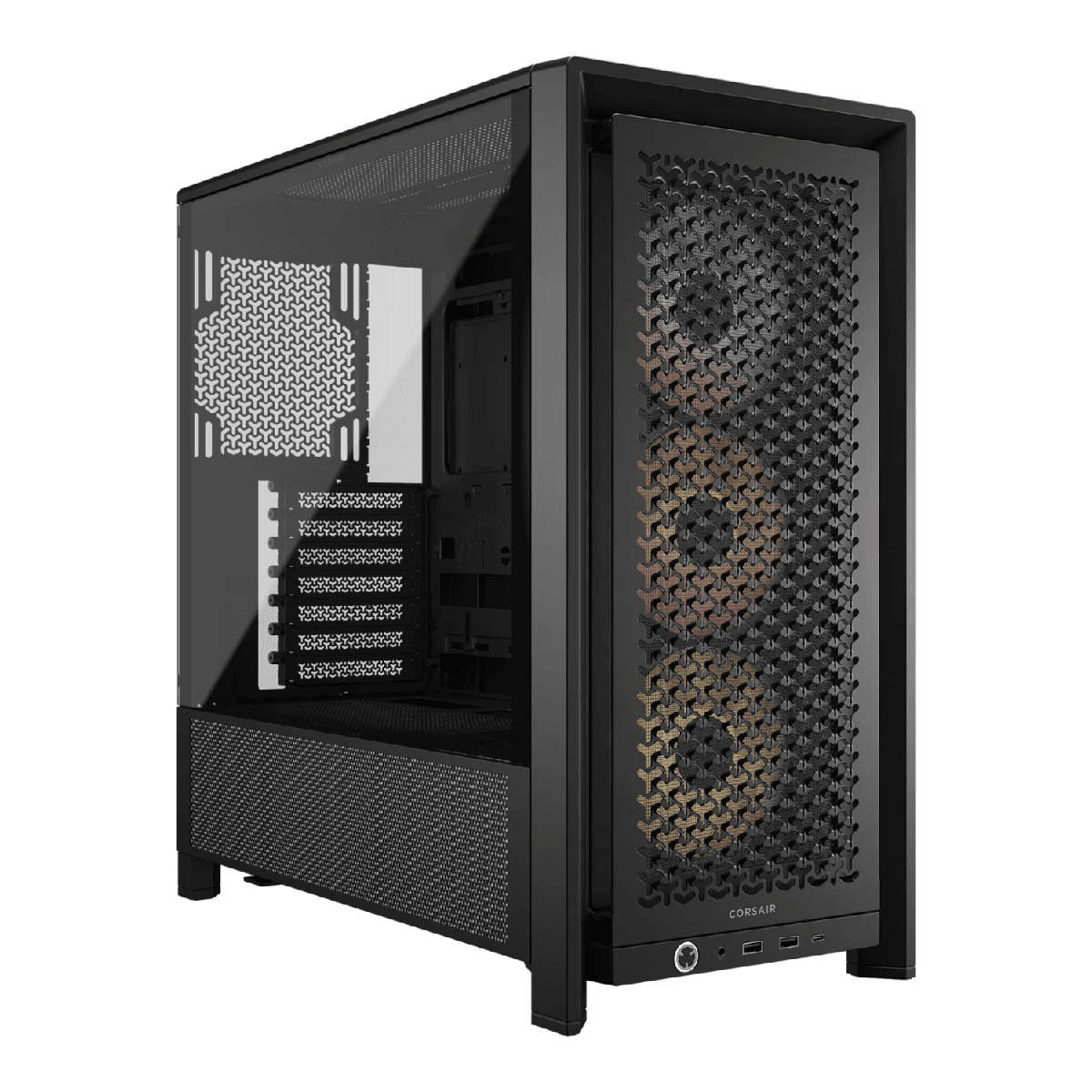 Corsair FRAME 4000D RS ARGB Modular Mid-Tower PC Case - Black