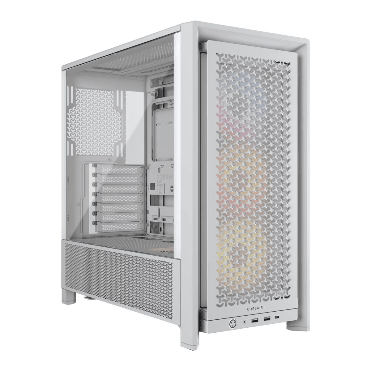 Corsair FRAME 4000D RS ARGB Modular Mid-Tower PC Case - White