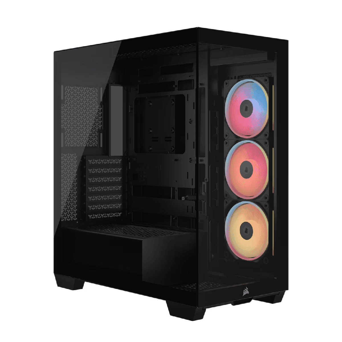 Corsair 3500X LX-R RGB iCUE LINK Mid-Tower PC Case - Black