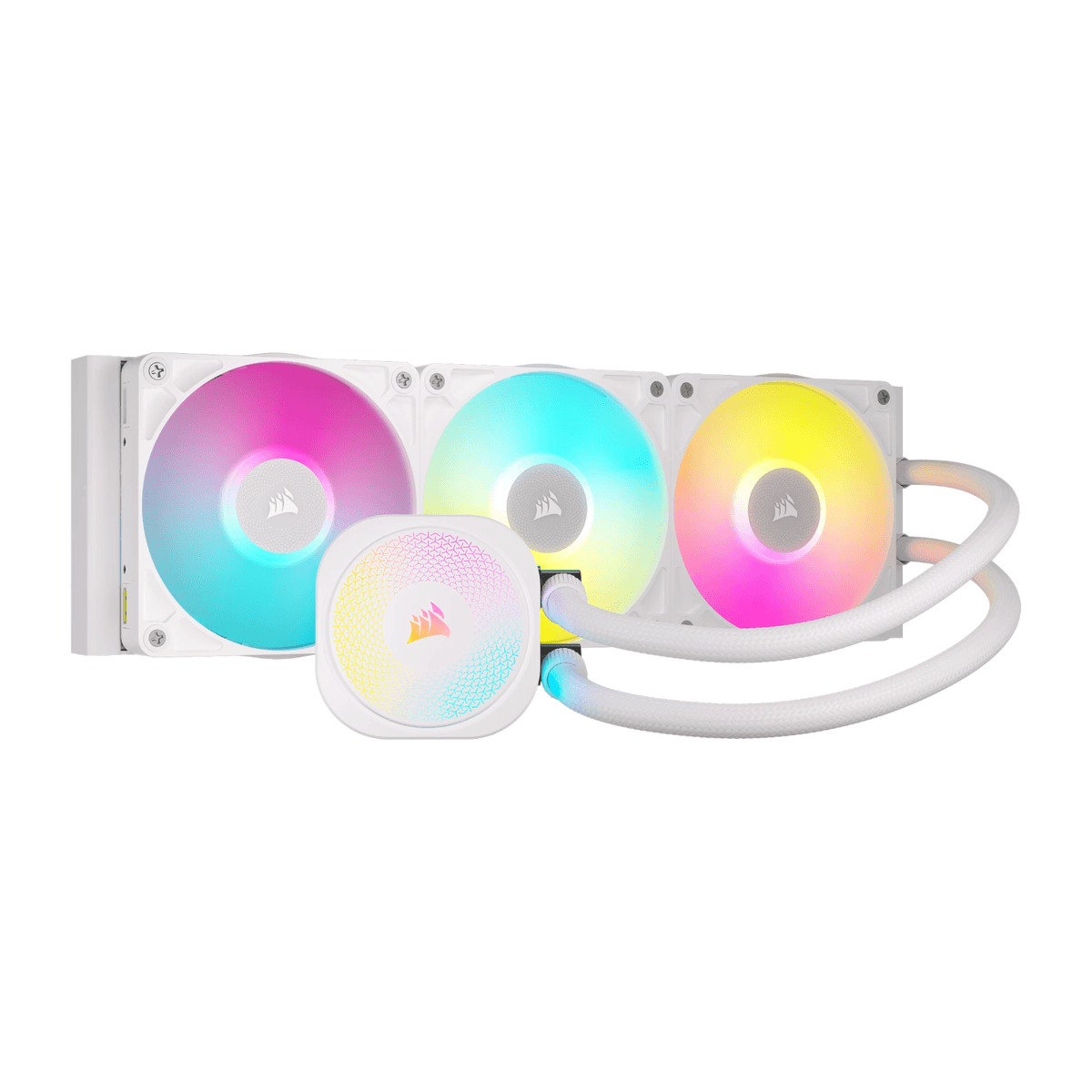 Corsair iCUE LINK TITAN 360 RX RGB AIO Liquid CPU Cooler - White