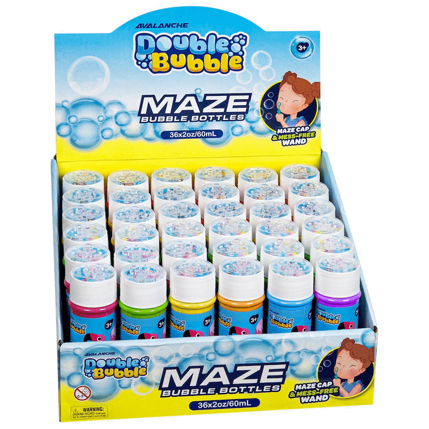 Avalanche Double Bubble - Maze (To Be Ordered in Qty of 36)