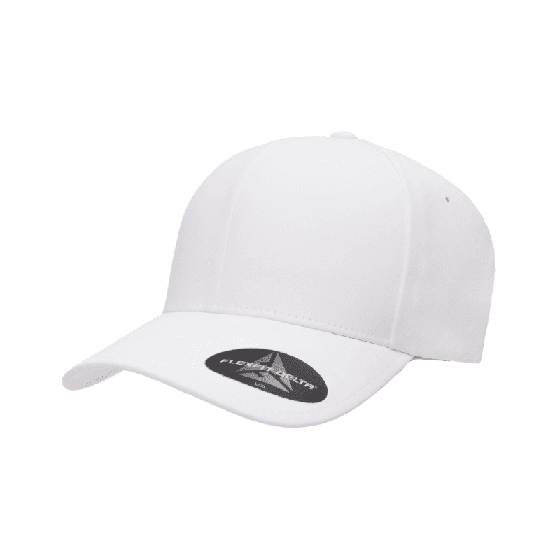 Flexfit Delta White Cap Fitted