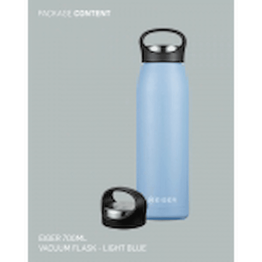 EIGER 700ML VACUUM FLASK - LIGHT BLUE