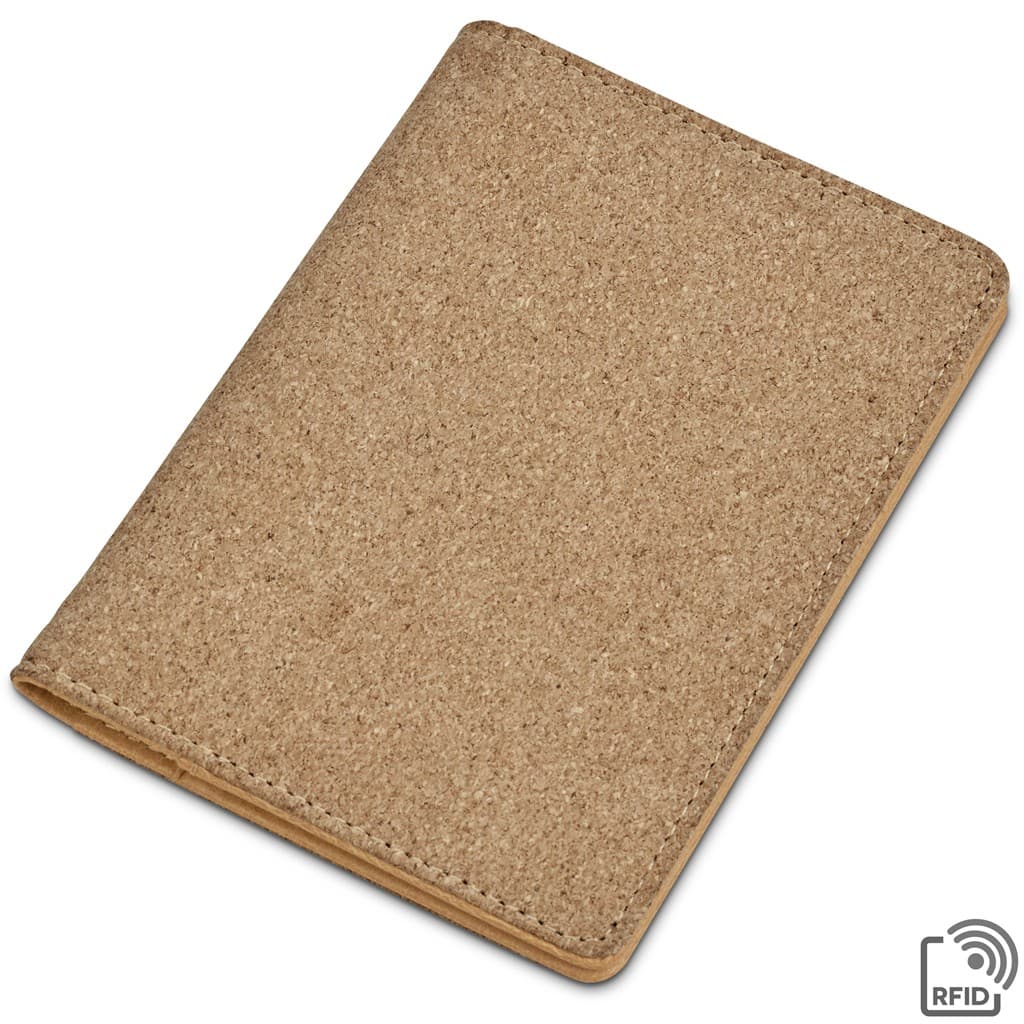 Okiyo Bouken Cork Passport Holder